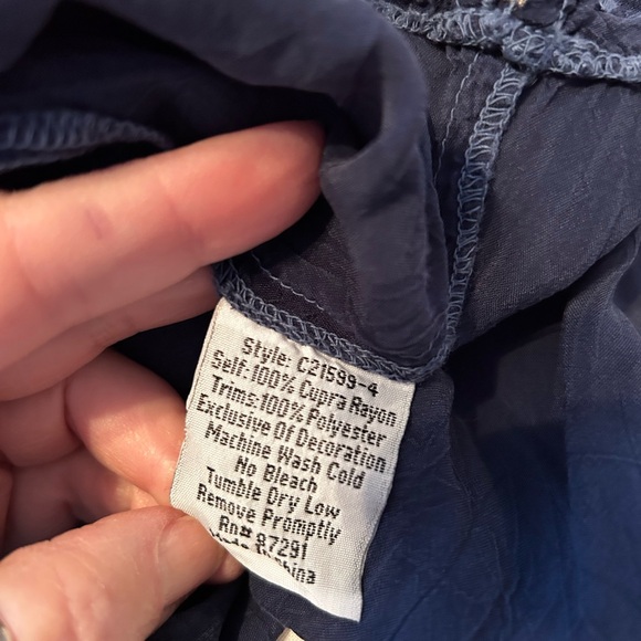 Johnny Was Rubina floral embroidery tunic, large - Picture 5 of 5